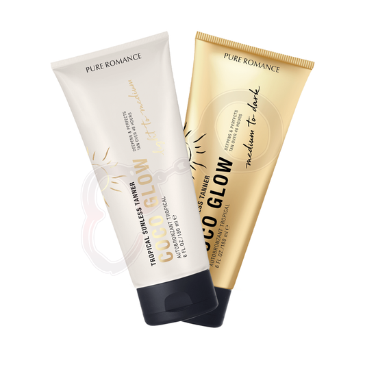Coco Glow - Tropical Sunless Tanner - (Autobronceador tropical). Selecciona tu tono preferido